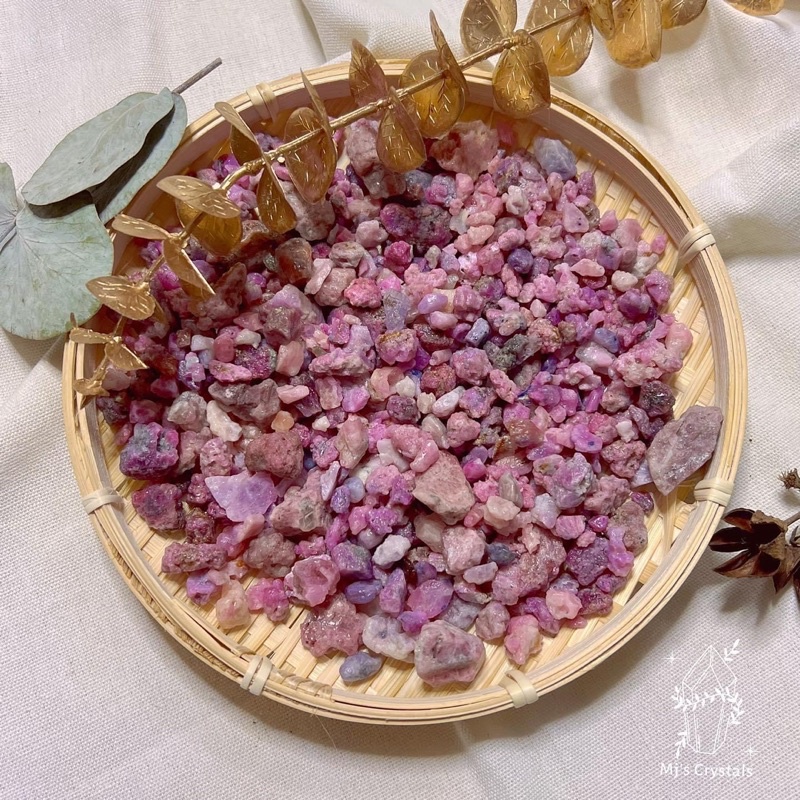 Đá vụn thô thanh tẩy Ruby dùng trong Tarot, sưu tầm, trang trí, thiền định, Reiki
