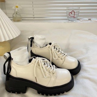 [Sẵn] Giày Boots Oxford Đế Cao 5cm ( Size 35 - 39 )
