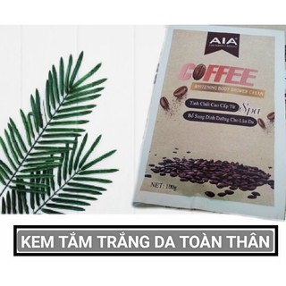 Kem Aia tắm trắng da toàn thân cafe