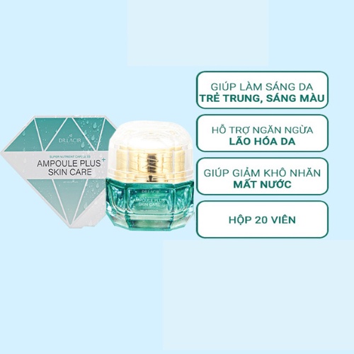 Viên siêu dưỡng chất Dr Lacir hộp 20/40 viên cung cấp dưỡng chất Super Nutrient Capsule Ampoule Plus Skin Care | BigBuy360 - bigbuy360.vn