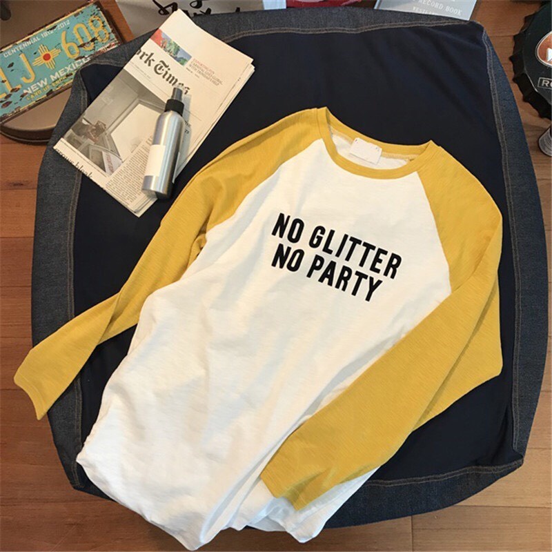 Áo Thun tay dài phối màu No Patty, Áo thun Unisex from rộng, chất áo dày, thiết kế phong cách thời trang cá tính - MODY