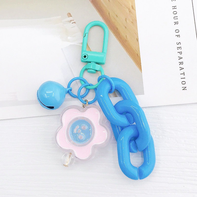 Móc Khóa Hình Gấu / Vịt / Bông Hoa Nhiều Màu Dễ Thương