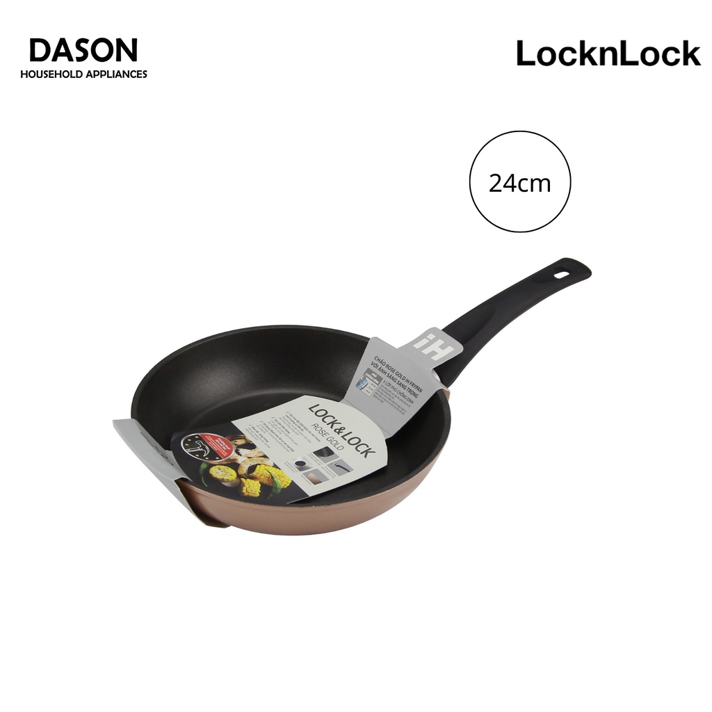 CAF2404 - Chảo Rose Gold Lock&Lock 24 cm