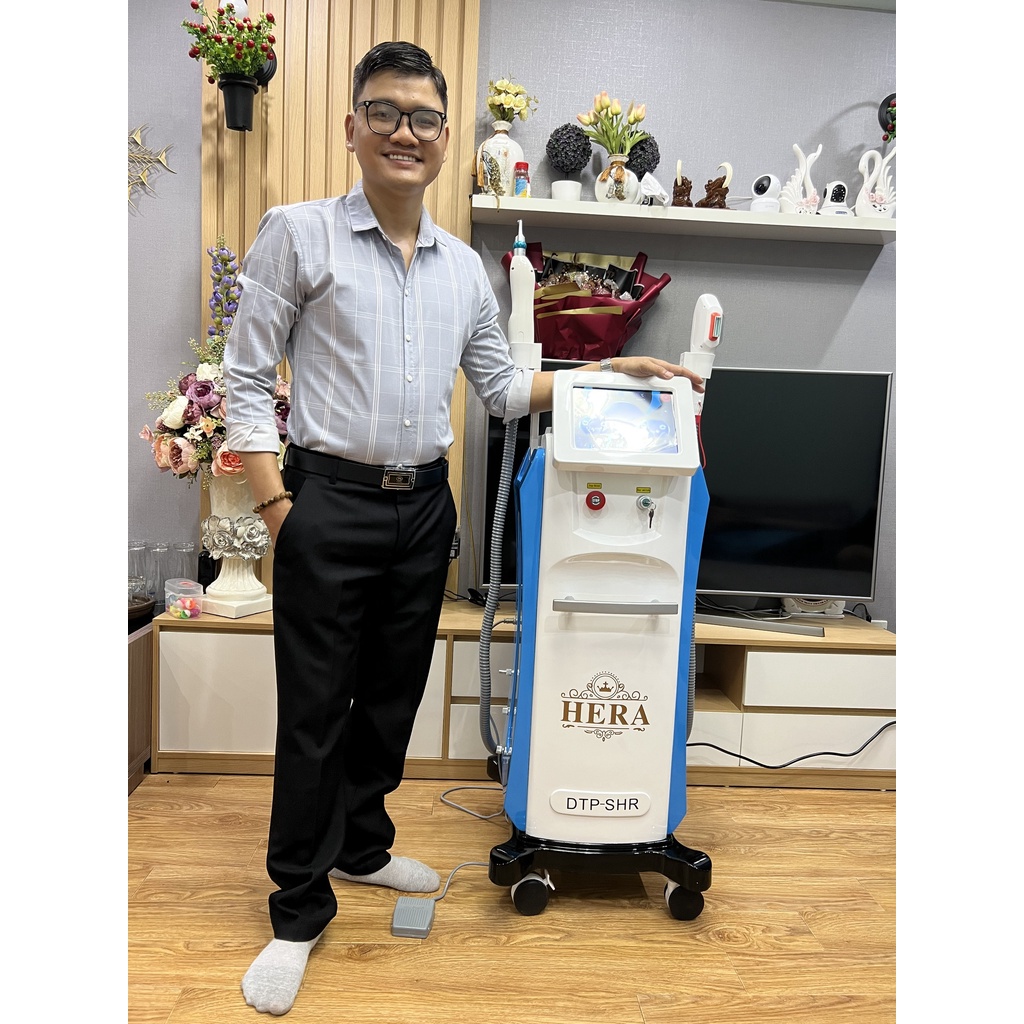 Máy Triệt Lông Hera . Máy 2in1 Triệt Lông Và Laser Hera 2in1