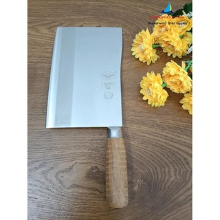 Dao chặt xương lưỡi cong cán gỗ