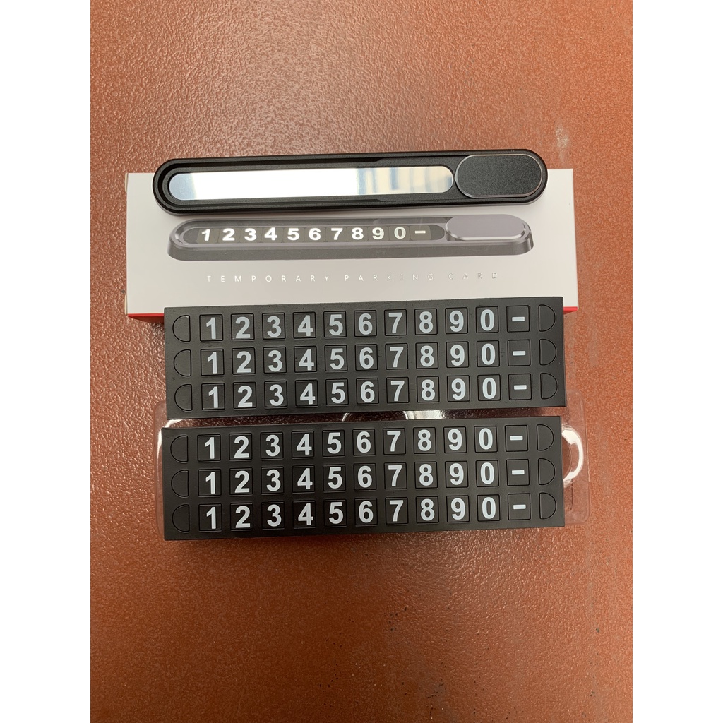 Bảng ghi số điện thoại bằng hợp kim nhôm cao cấp siêu bền, không cong vênh dùng cho ô tô