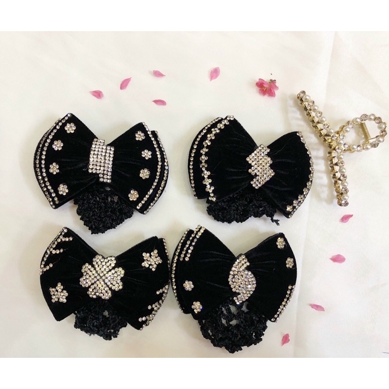 Kẹp búi đá sang trọng