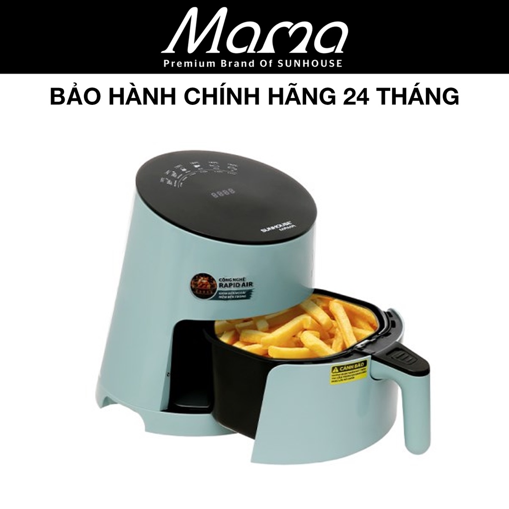 Nồi chiên không dầu 3.5L SUNHOUSE MAMA SHD4085G - Bảo hành 24 tháng