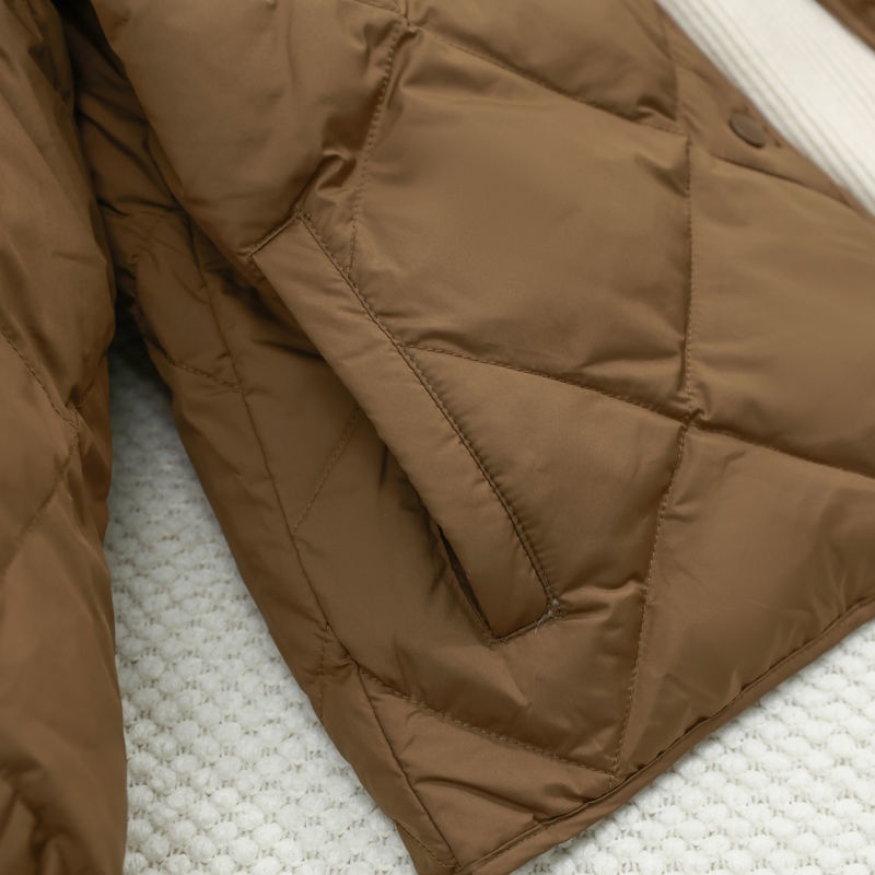 Áo phao quả trám trần bông LACIE áo khoác phao không cổ phong cách Hàn Quốc M11