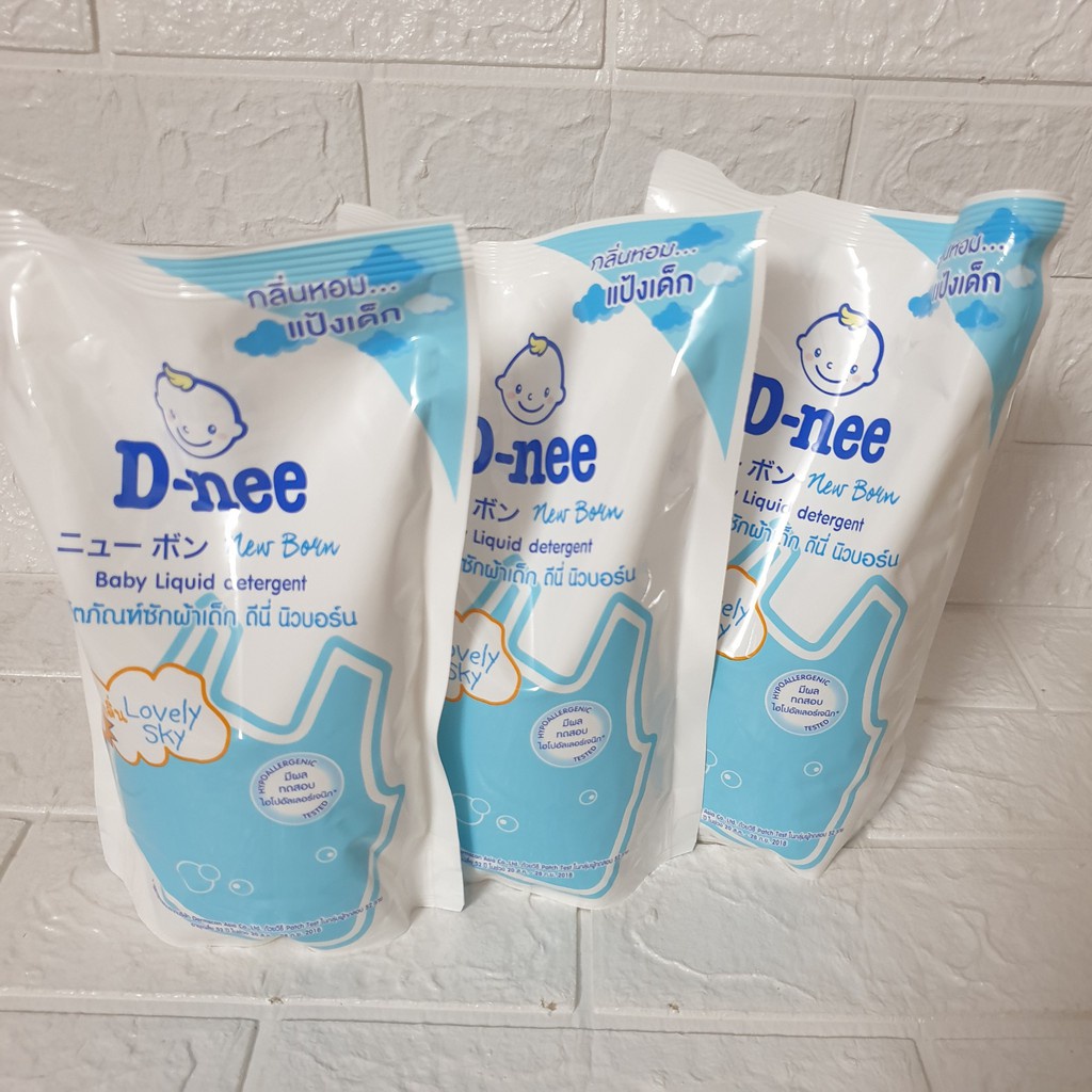 Nước giặt xả Dnee organic nội địa Thái túi 1400ml