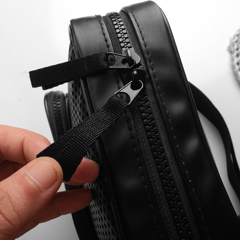 Túi đeo mini/túi đeo chéo unisex Chất liệu si Pvc chống nước 100% TD3