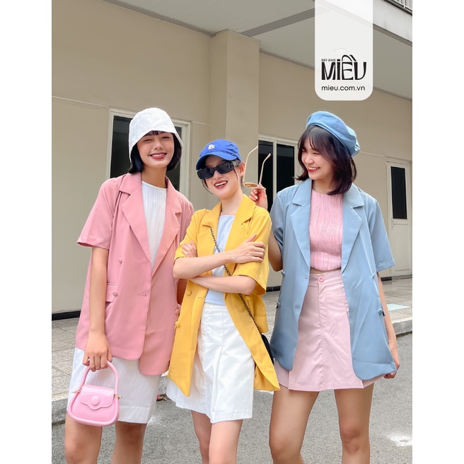 Áo Blazer Kimmy Miều tay ngắn trẻ trung BLZ29