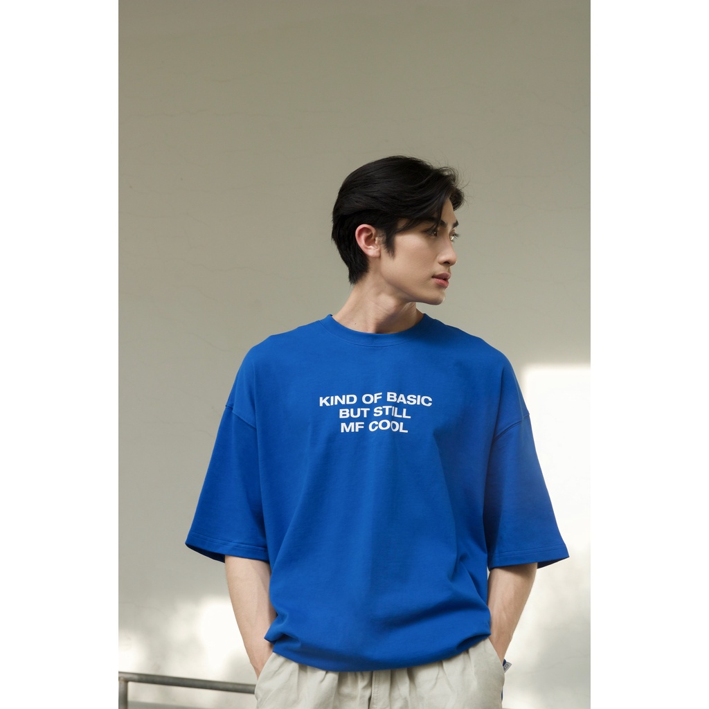Áo Thun Unisex BOO Dáng Rộng Vải Cotton In Graphic Kind Of Basic ONL