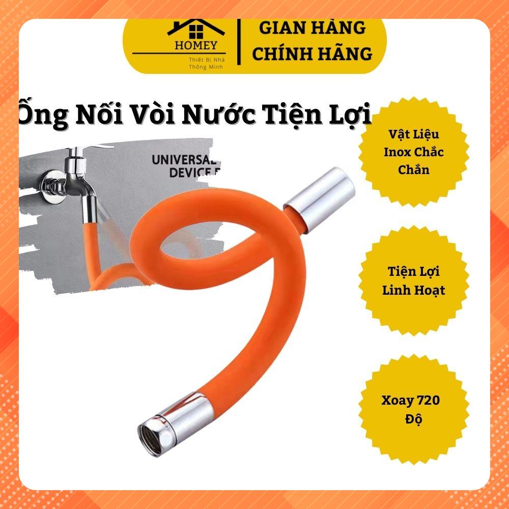 Homey - Ống nối dài vòi nước linh hoạt, nối vòi bồn rửa có thể quay 720° theo mọi hướng, đầu nối dài vòi nước