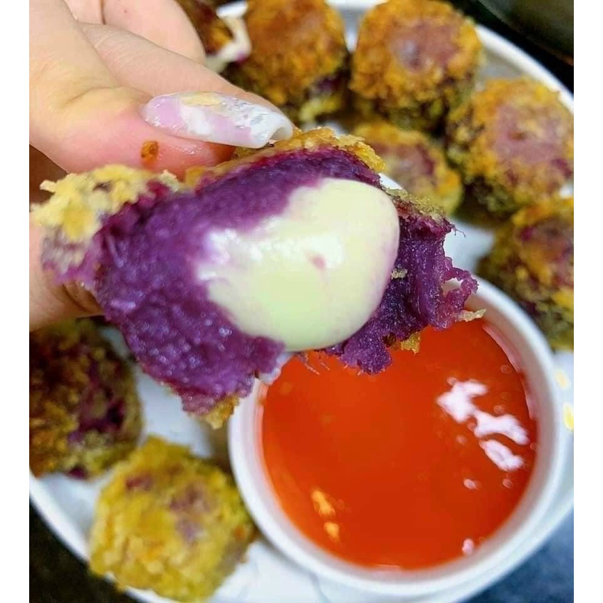 Khoai Lang Tím Phô Mai ( Hộp 12 cái)