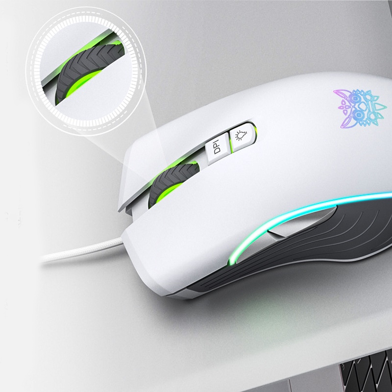 Chuột máy tính gaming có dây ONIKUMA led RGB LUVIBA CO02