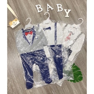 Bộ body công tử cho bé sz 3-12M