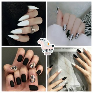 Móng giả | set 24 móng tay giả kèm dũa keo dán móng | mã a
