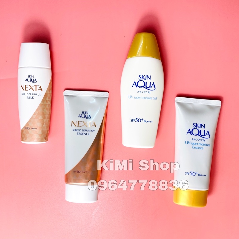 (Dòng cao cấp) Kem chống nắng Skin Aqua Super Moisture/Nexta Serum UV Essence