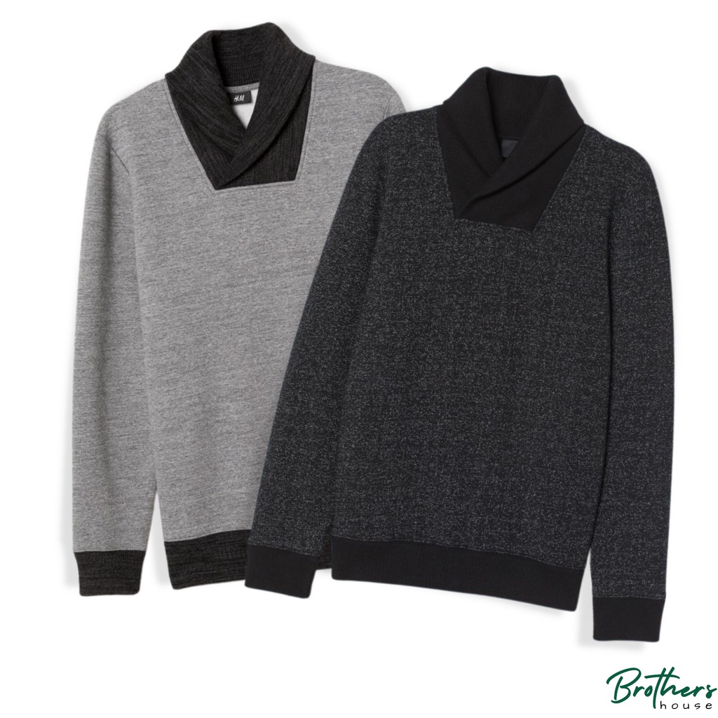 |Auth| Áo nỉ | sweater HM cổ xếp hàng hiếm, lịch lãm năng động dễ mix match
