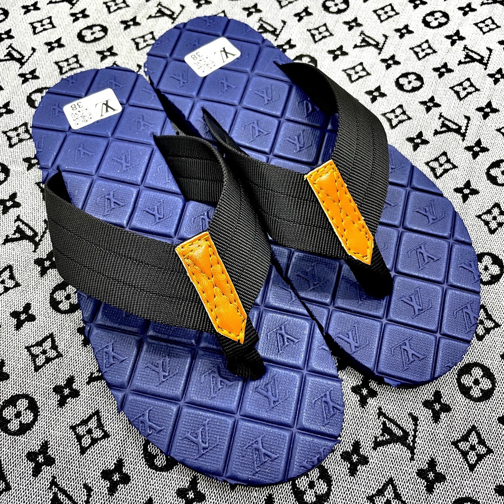 Dép kẹp xỏ ngón nam LV quai dù bao êm chân bền bỉ giá siêu hạt dẻ, thời trang cá tính ba màu lựa chọn cho anh em.