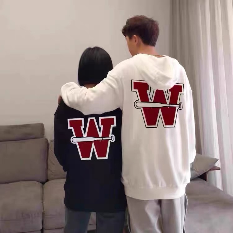Áo hoodie IHKKE dáng rộng phong cách đường phố hip hop cá tính thời trang dành cho nữ