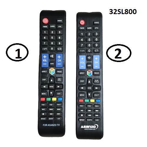 Điều khiển Tivi Asanzo 32 inch 32SL800, Remote tivi asanzo hàng xịn mới 100%