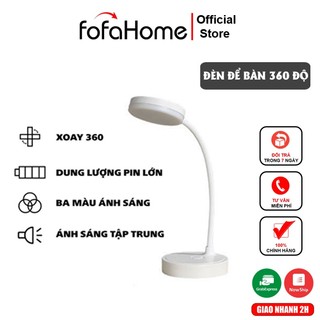 Đèn led học để bàn - đèn led để bàn xoay 360 độ