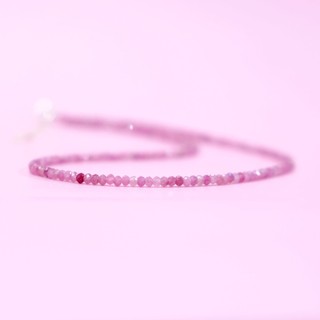 Vòng cổ tourmaline hồng vc062 upcara