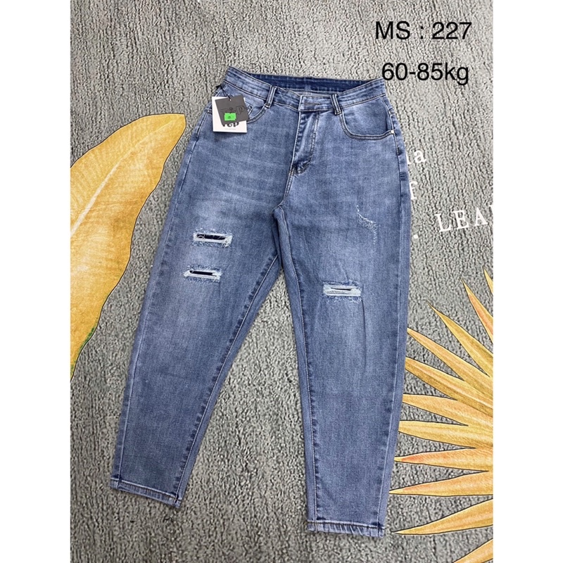 Quần jean baggy bigsize 9 tấc co dãn