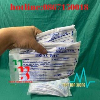 10 túi đựng nước tiểu van ngang