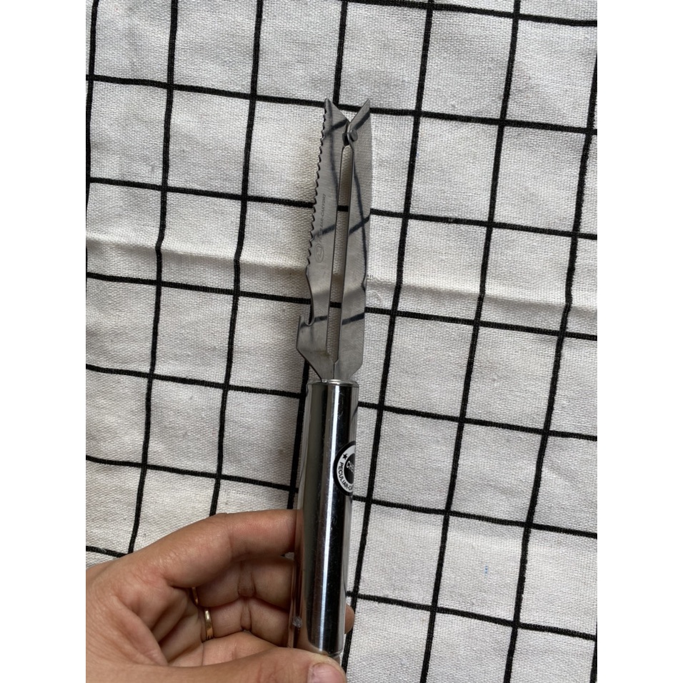 Nạo củ quả 2 lưỡi bằng thép không gỉ (ảnh thật)