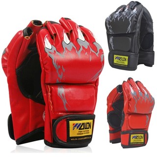 Găng MMA hở ngón đấm bao cát, tập đối kháng Wolon