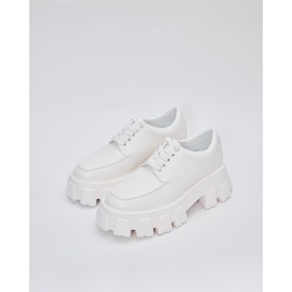 696 - giày cora platform lace up loafers