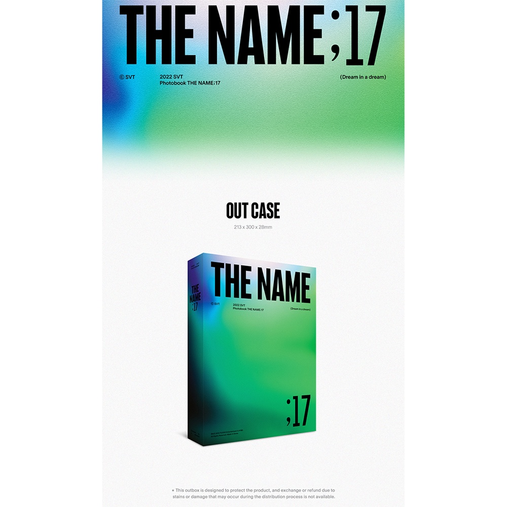 Album Kpop sách ảnh SEVENTEEN - 2022 SVT The Name 17