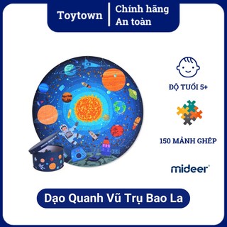 Mideer - Bộ Xếp Hình 150 Mảnh Ghép Hộp Tròn : Dạo Quanh Vũ Trụ Bao La - Wandering Through The Space - CT7015
