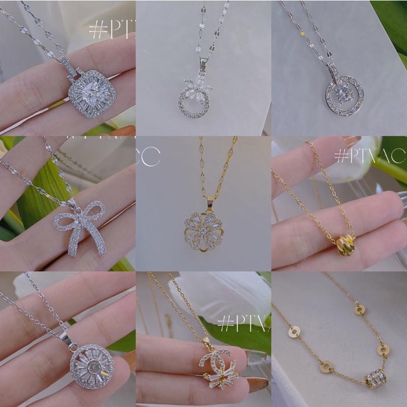 ᴾᵀᴺᵃᶜᶜ LIST 1 : 9 mẫu dây chuyền titan *korea style