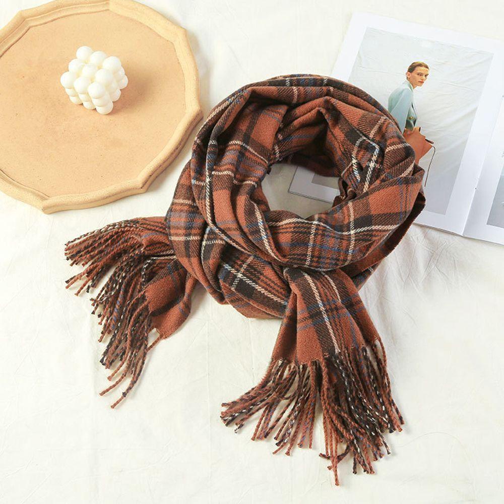 Khăn Choàng Cổ Dệt Kim Mềm Mại Giữ Ấm Cho Nữ VANES1