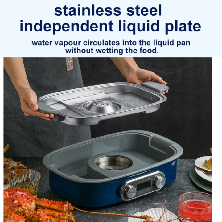 Nồi hấp đa năng thương hiệu Morphy Richards MR1168 - Công suất 2000W - Hàng Chính Hãng