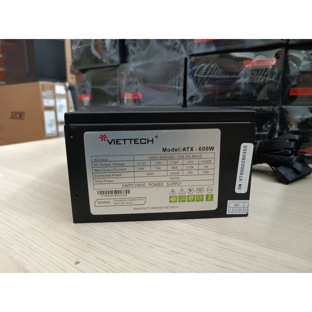 NGUỒN MÁY TÍNH 600W VIETTECH