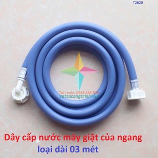 Dây cấp nước máy giặt cửa ngang dài 3 mét