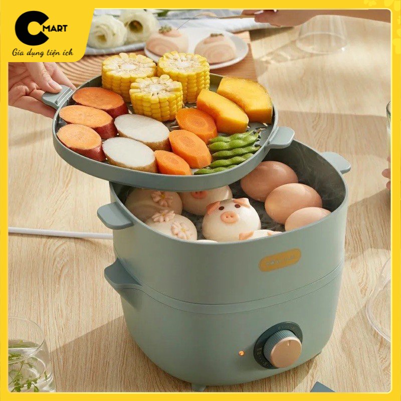 Nồi Hấp Điện Bear DZG-D40E1 Dung Tích 4L CHính Hãng [CMART GIA DỤNG TIỆN ÍCH]