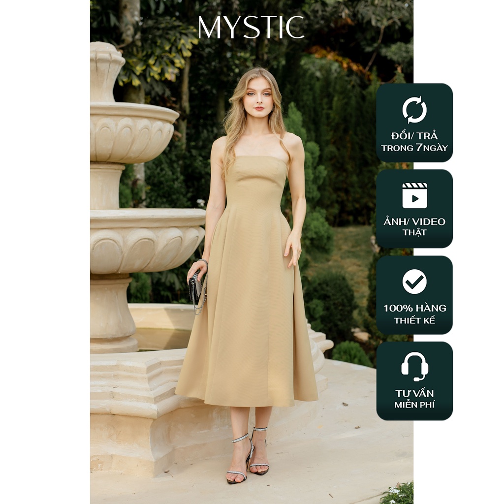 Đầm xòe cúp ngực thiết kế Mysticcollection ĐCN00020722