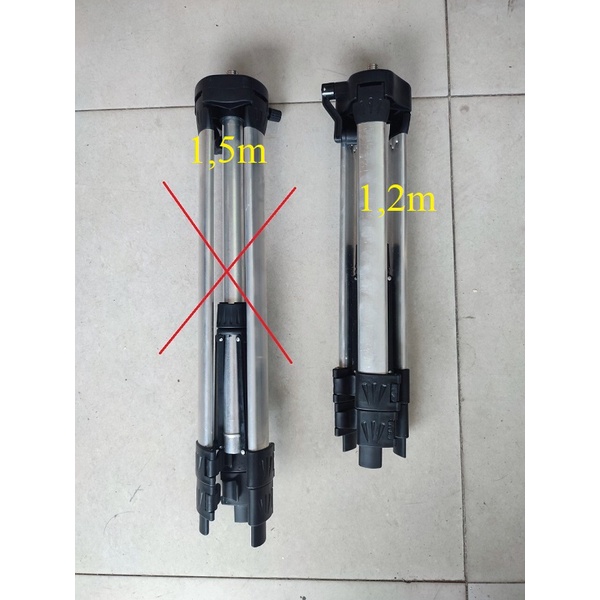 Chân máy cân bằng laser, chân máy cân mực, chân máy bắn cốt loại 1.2m, 1,5m nhôm