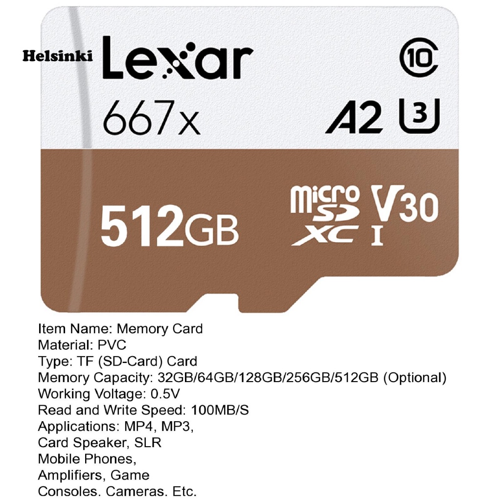 Thẻ Nhớ HLS Dung Lượng 32GB / 64GB / 128GB / 256GB / 512GB