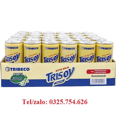 Đậu nành Trisoy lon 240ml