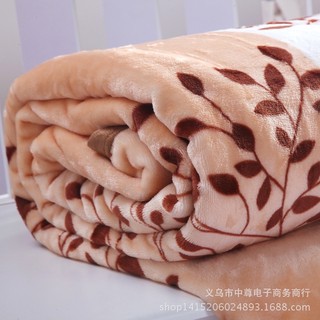 Chăn lông tuyết 1m6x2m hàng chuẩn loại 1 không đổ lông cho bé và gia đình