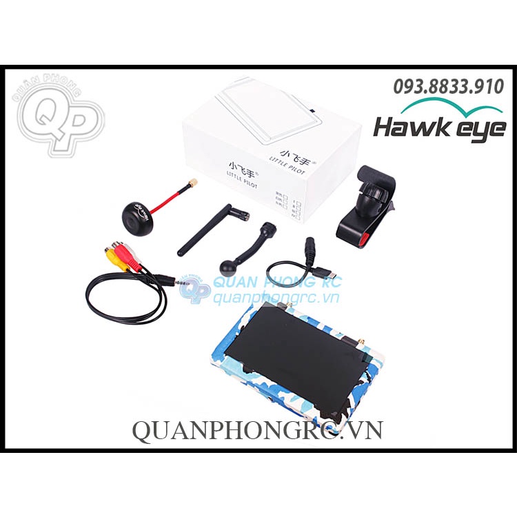 Màn Hình Hawkeye Little Pilot 4 5inch FPV Monitor with Dual Receivers DVR