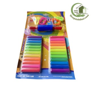 Vỉ đất sét nặn Thái Lan 24 màu