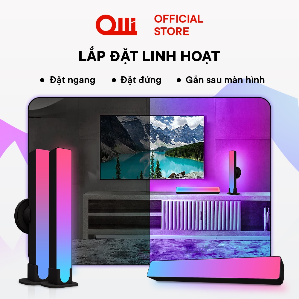 LED Thanh Gaming Thông Minh RGB OLLI LD1.1 Wifi